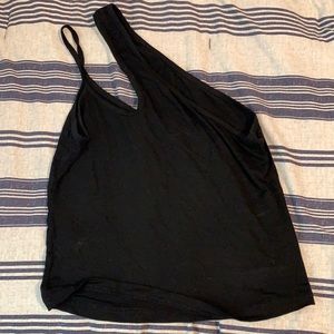 Black going out crop top